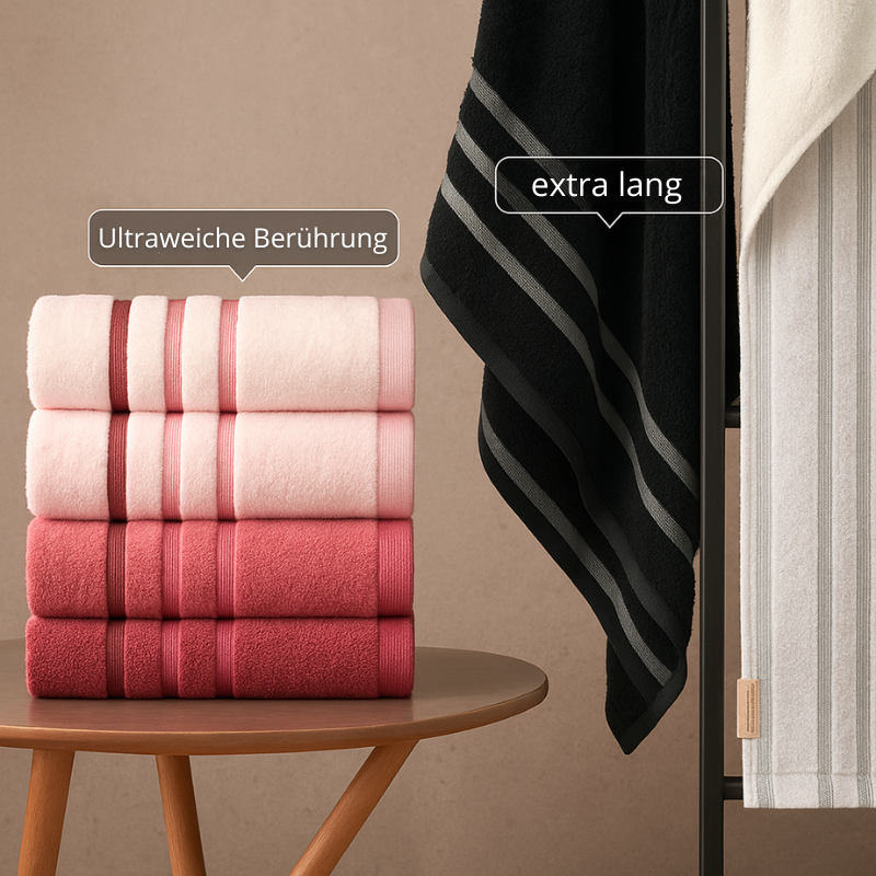 Formana Handtuch-Set 5 Stück Gekämmte Baumwolle • Kaufe 2, erhalte 5