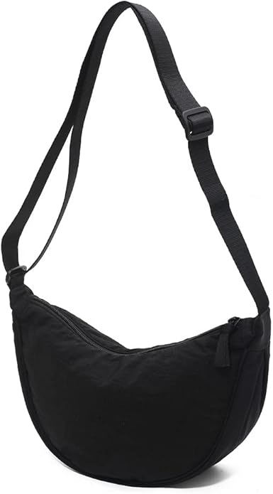 Halbmond-Umhängetasche für Damen – Verstellbarer Schultergurt