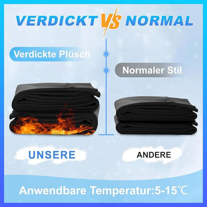 3er Pack Thermo Leggings Damen mit Taschen – Gefütterte High Waist Thermoleggings für den Winter, Fleece Warm, Blickdicht und Bequem