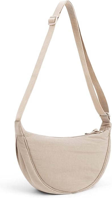 Halbmond-Umhängetasche für Damen – Verstellbarer Schultergurt