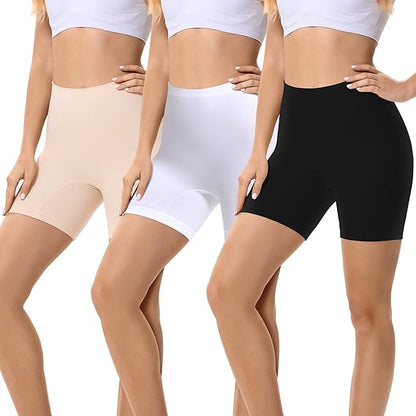 Anti-Reibungs-Shorts Leggings – Weiches 3er-Pack