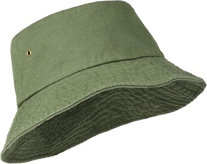 Unisex Fischerhut aus Baumwolle – Verstellbarer Sonnenhut