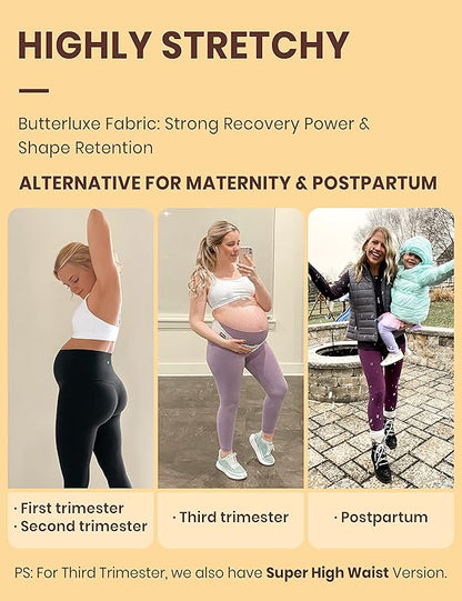 Ultraweiche Yoga-Leggings mit hohem Bund