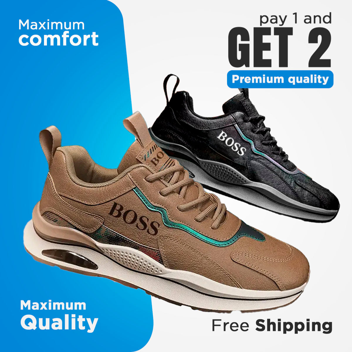 Boss Orthopedic Sneakers [Buy 1, Get 2]