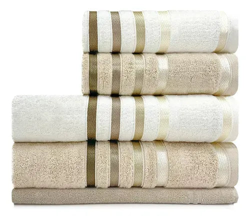 Formana Handtuch-Set 5 Stück Gekämmte Baumwolle • Kaufe 2, erhalte 5